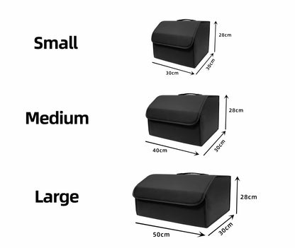 Trunk Storage Box Leather Multipurpose Collapsible Auto Accessories